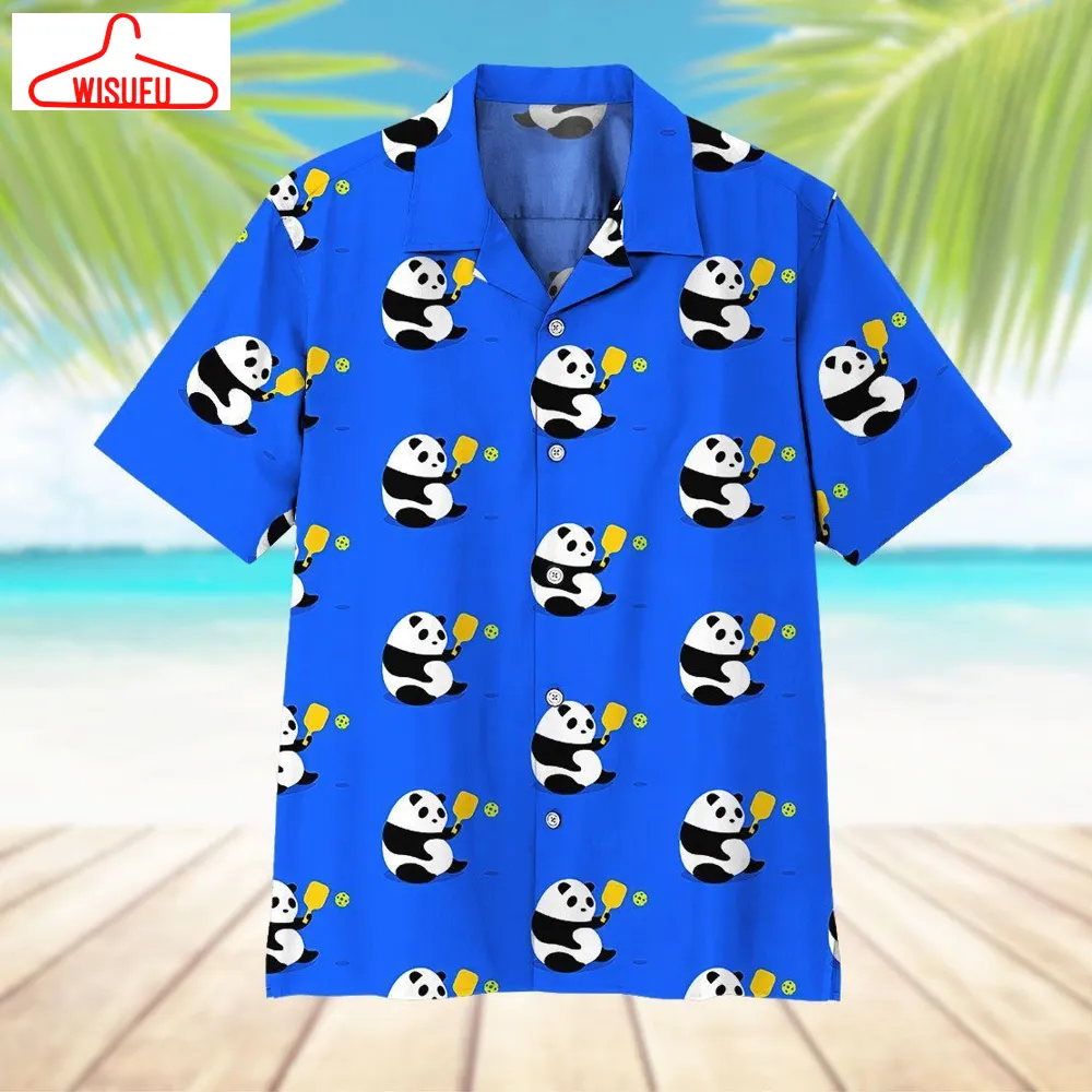 3d Panda Pickleball Hawaii Shirt, New Fashion Gifts