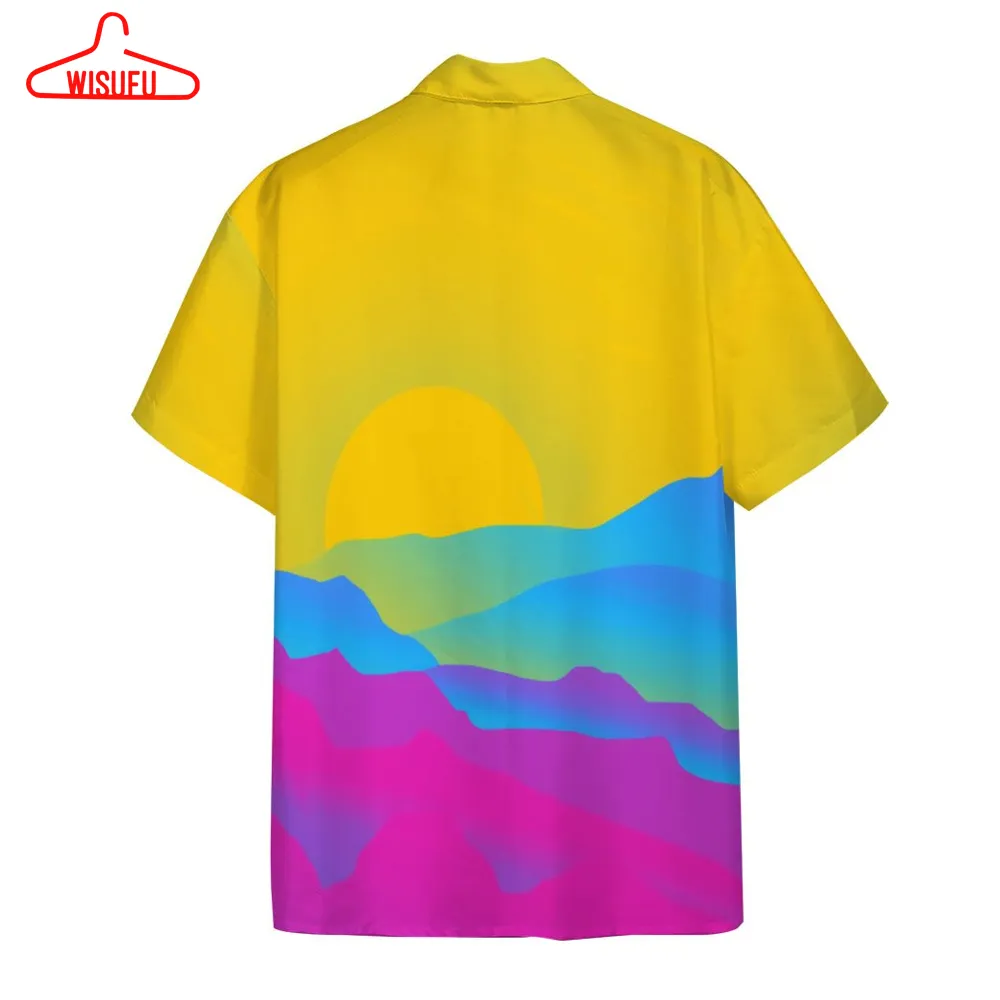 3d Pans Pride Sunrise Custom Hawaii Shirt, New Fashion Gifts