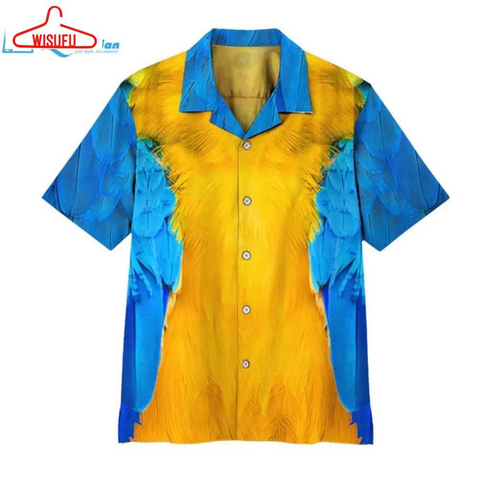 3d Parrot Hawaii Shirt Hawaiian Print 3d, Best Gift Ideas, New Fashion Gifts Vtbl52044