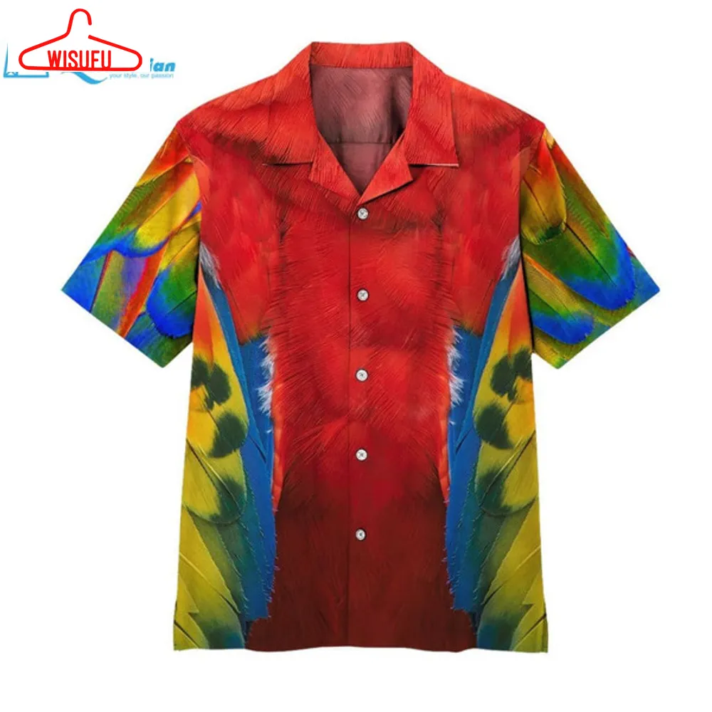 3d Parrot Hawaii Shirt Hawaiian Print 3d, Best Gift Ideas, New Fashion Gifts Vtbl56870