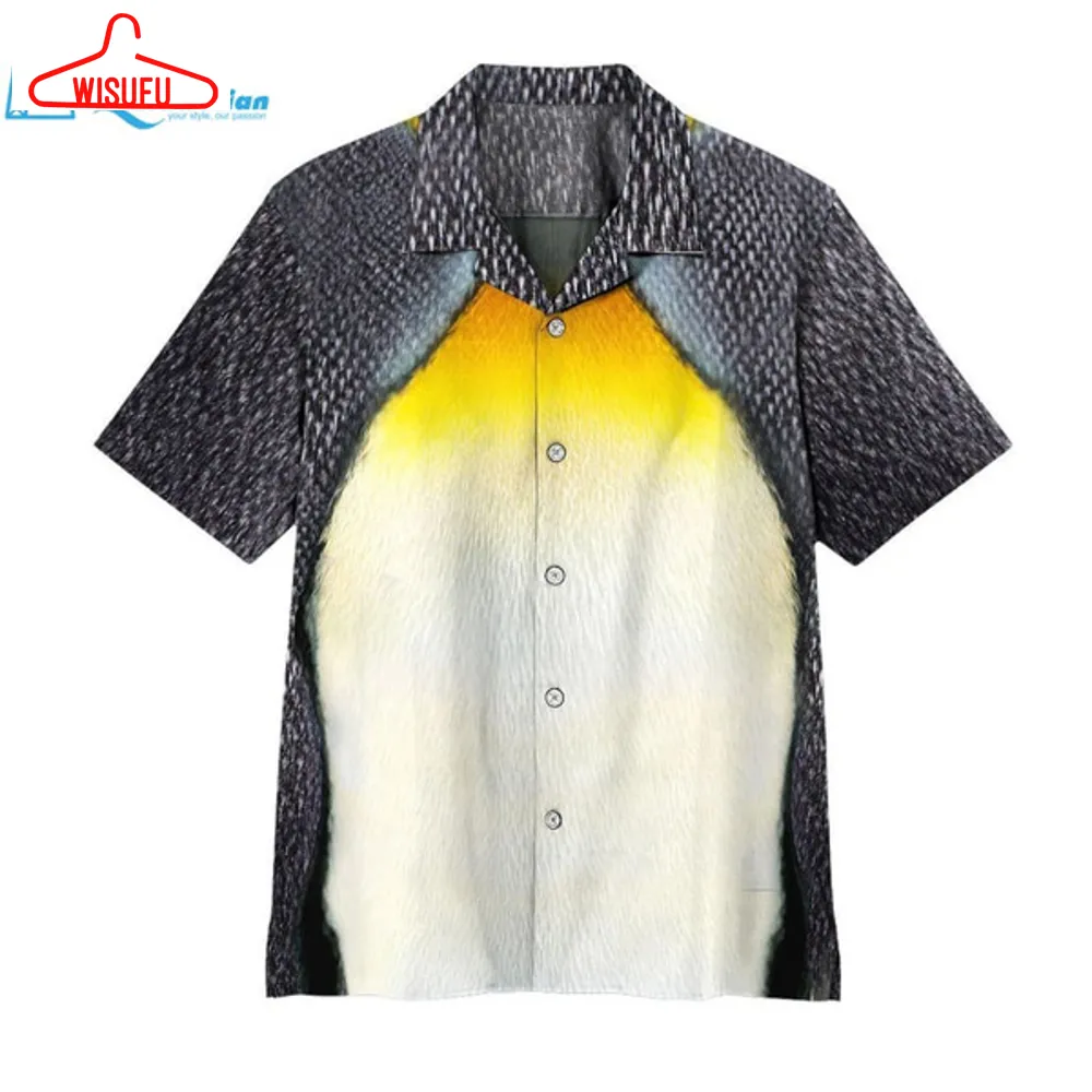 3d Penguin Hawaii Shirt Hawaiian Print 3d, Best Gift Ideas, New Fashion Gifts Vtbl21938