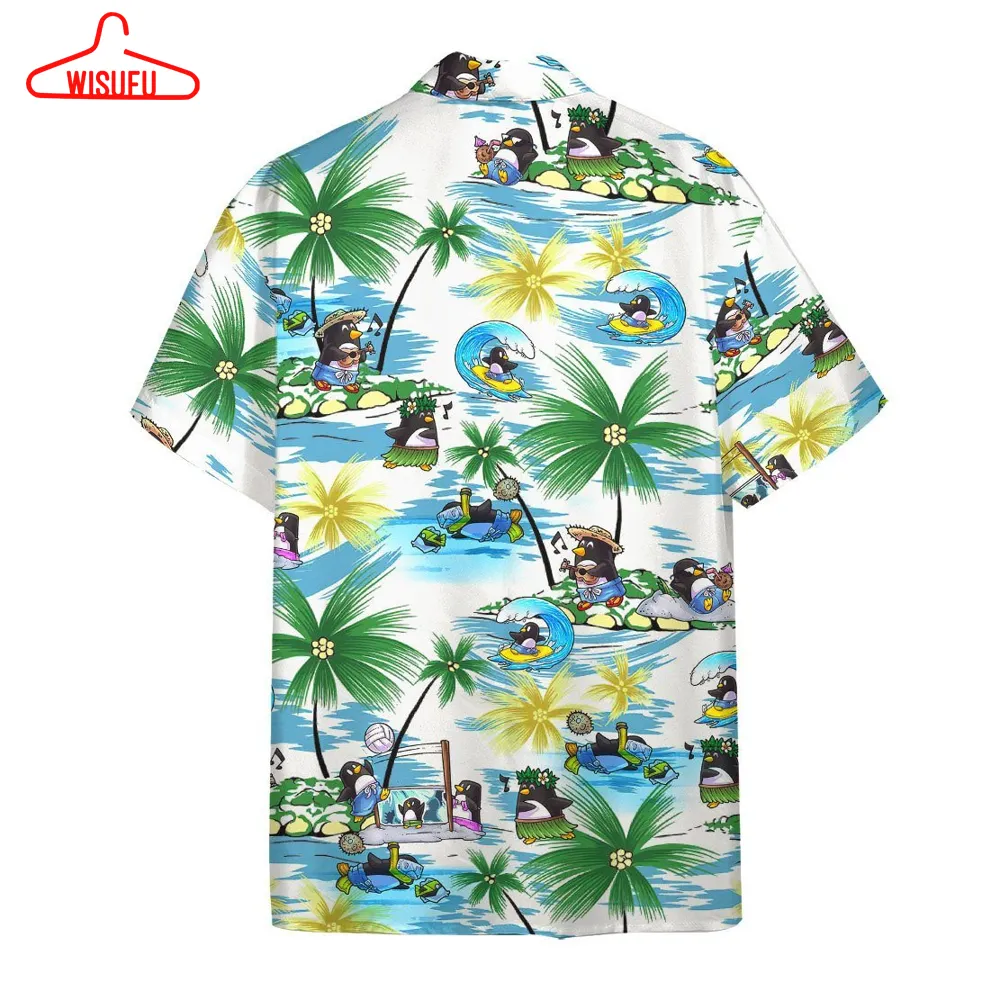 3d Penguin Hawaii Shirt, New Fashion Gifts