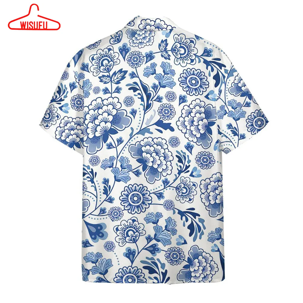 3d Porcelain Pattern Hawaii Shirt, New Fashion Gifts