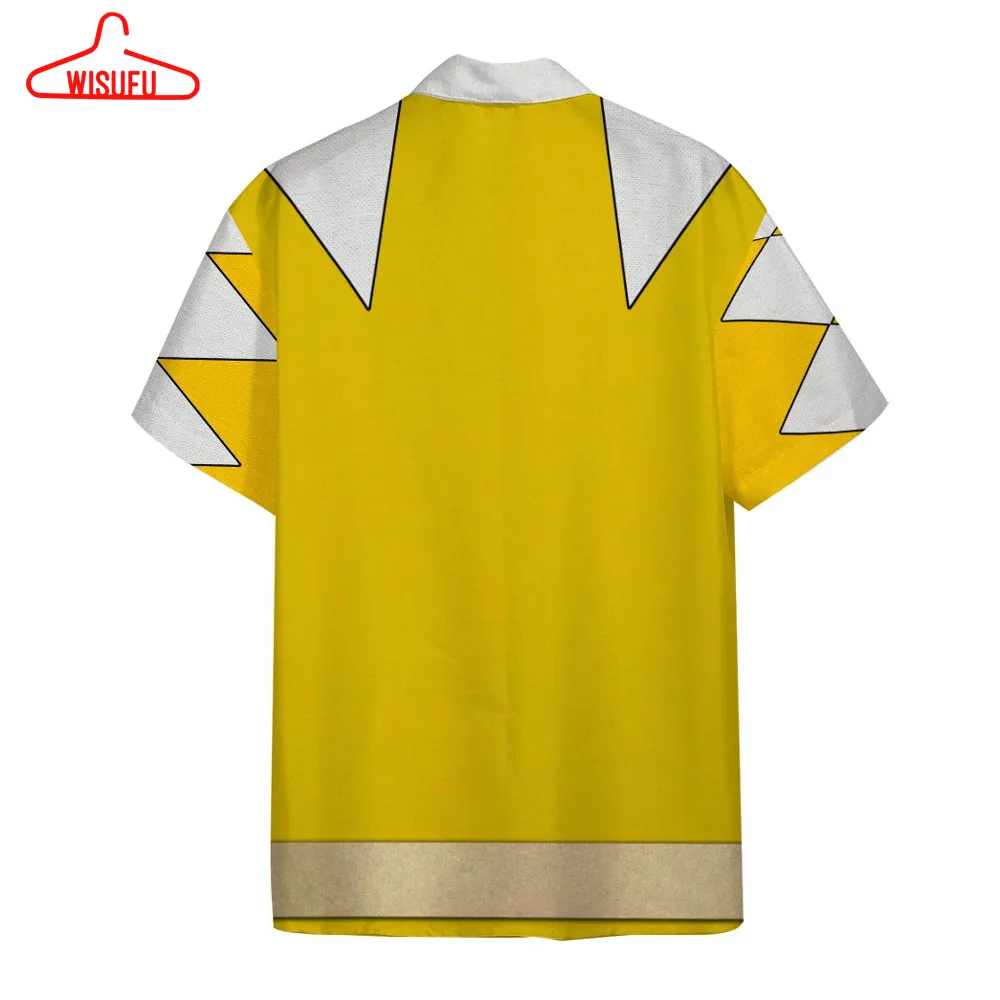 3d Power Ranger Yellow Dino Thunder Hawaii Shirt, New Fashion Gifts