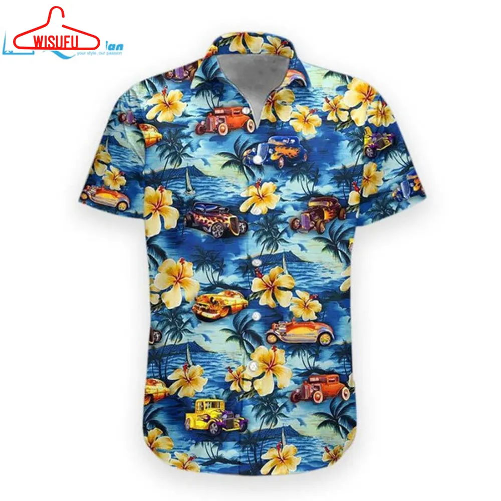 3d Rod Hawaii Shirt Hawaiian Print 3d, Best Gift Ideas, New Fashion Gifts