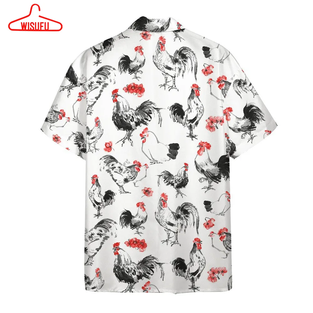 3d Rooster Hawaii Shirt, New Fashion Gifts