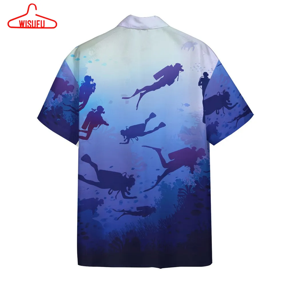 3d Scuba Diving Hawaii Shirt, New Fashion Gifts