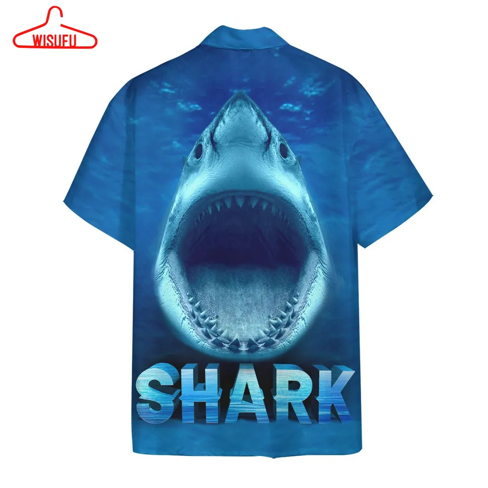 3d Shark Hawaii Shirt, New Fashion Gifts Vtbl38883