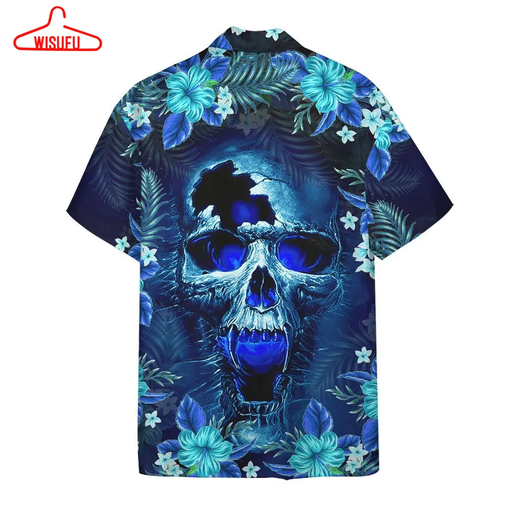 3d Skull Hawaii Shirt, New Fashion Gifts Vtbl94442