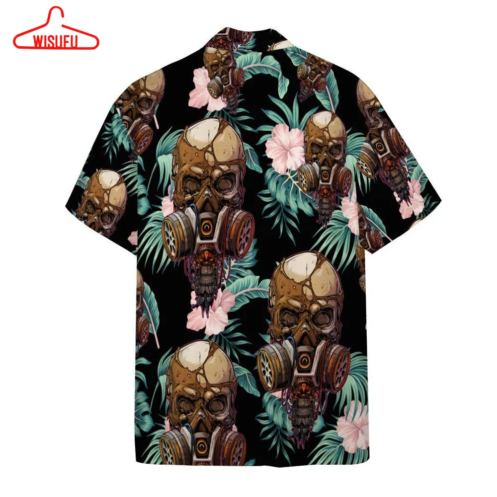 3d Skull Tropical Hawaii Shirt, New Fashion Gifts