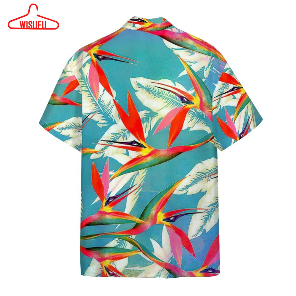 3d Strelitzia Flower Hawaii Shirt, New Fashion Gifts