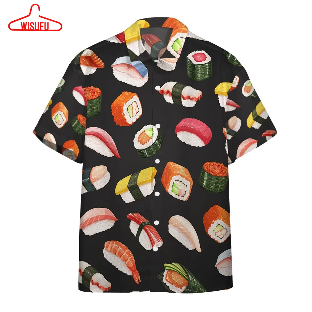 3d Sushi Party Custom Hawaii Shirt, High Quality All Over Print Hawaiian Shirt, Best Gift Ideas, New Fashion Gifts