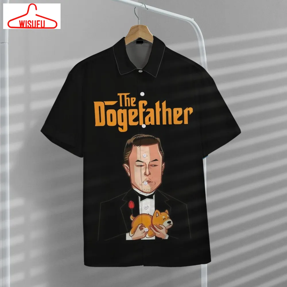 3d The Dogefather Dogedad Custom Hawaii Shirt, New Fashion Gifts