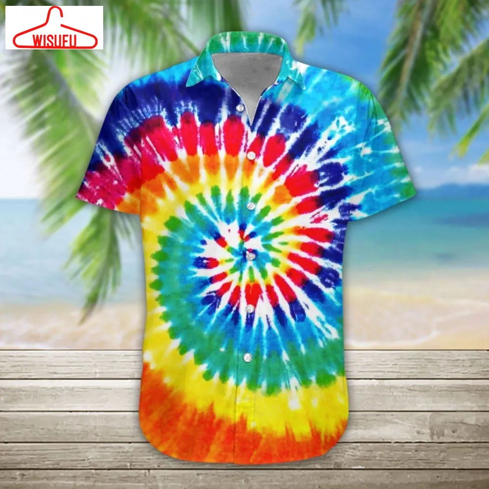 3d Tie Dye Hawaii Shirt, New Fashion Gifts