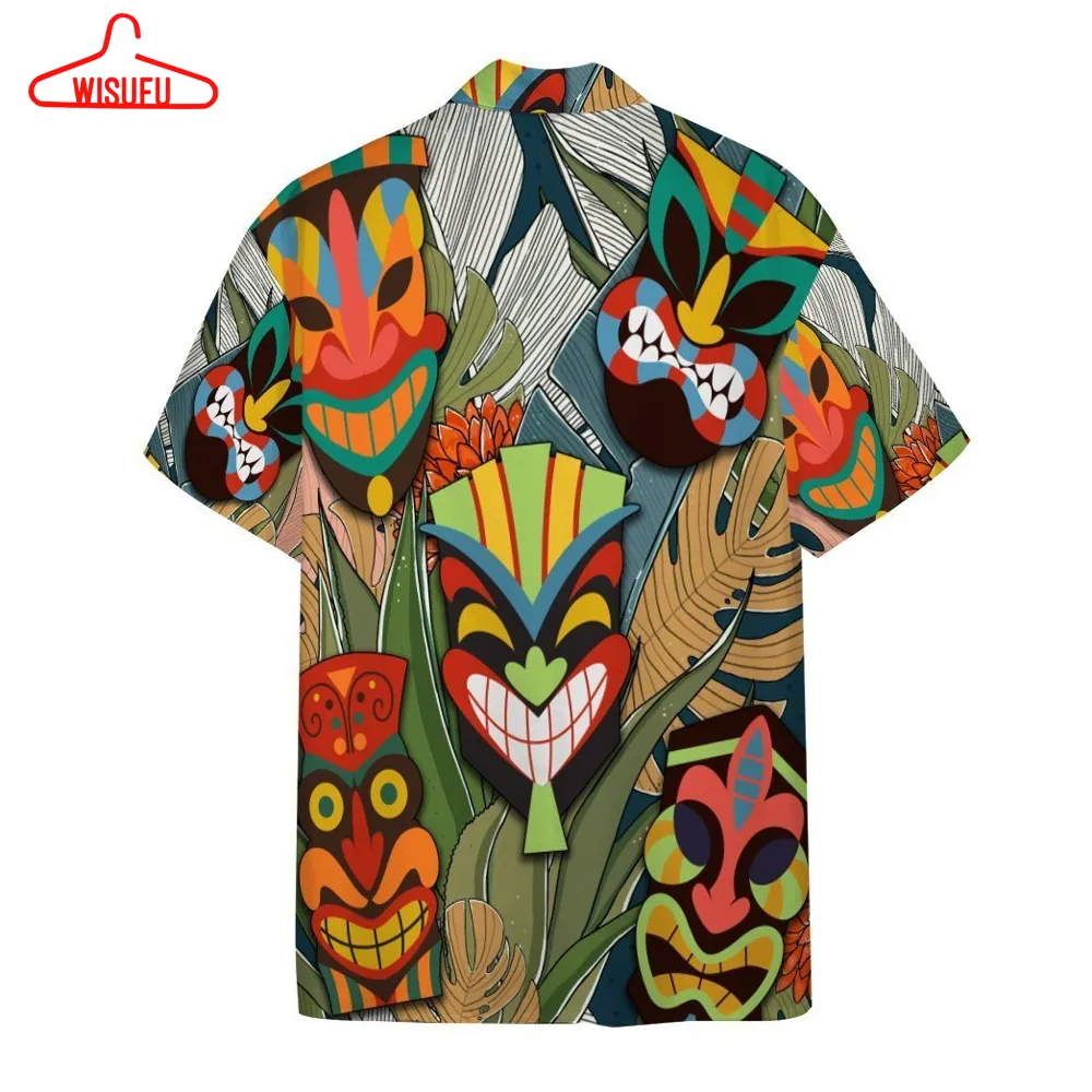 3d Tiki Head Hawaii Shirt, New Fashion Gifts