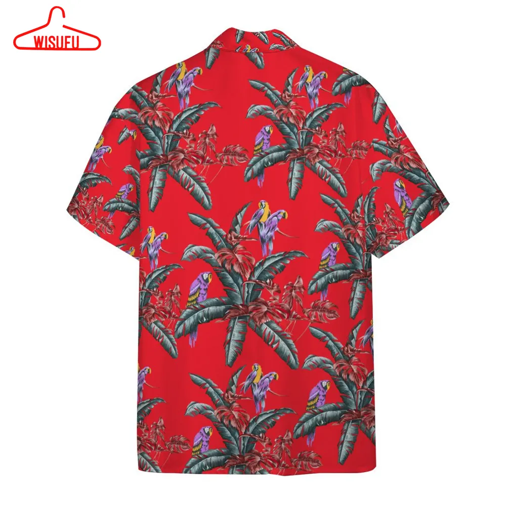 3d Tom Selleck Magnum Pi Red Custom Hawaii Shirt, New Fashion Gifts