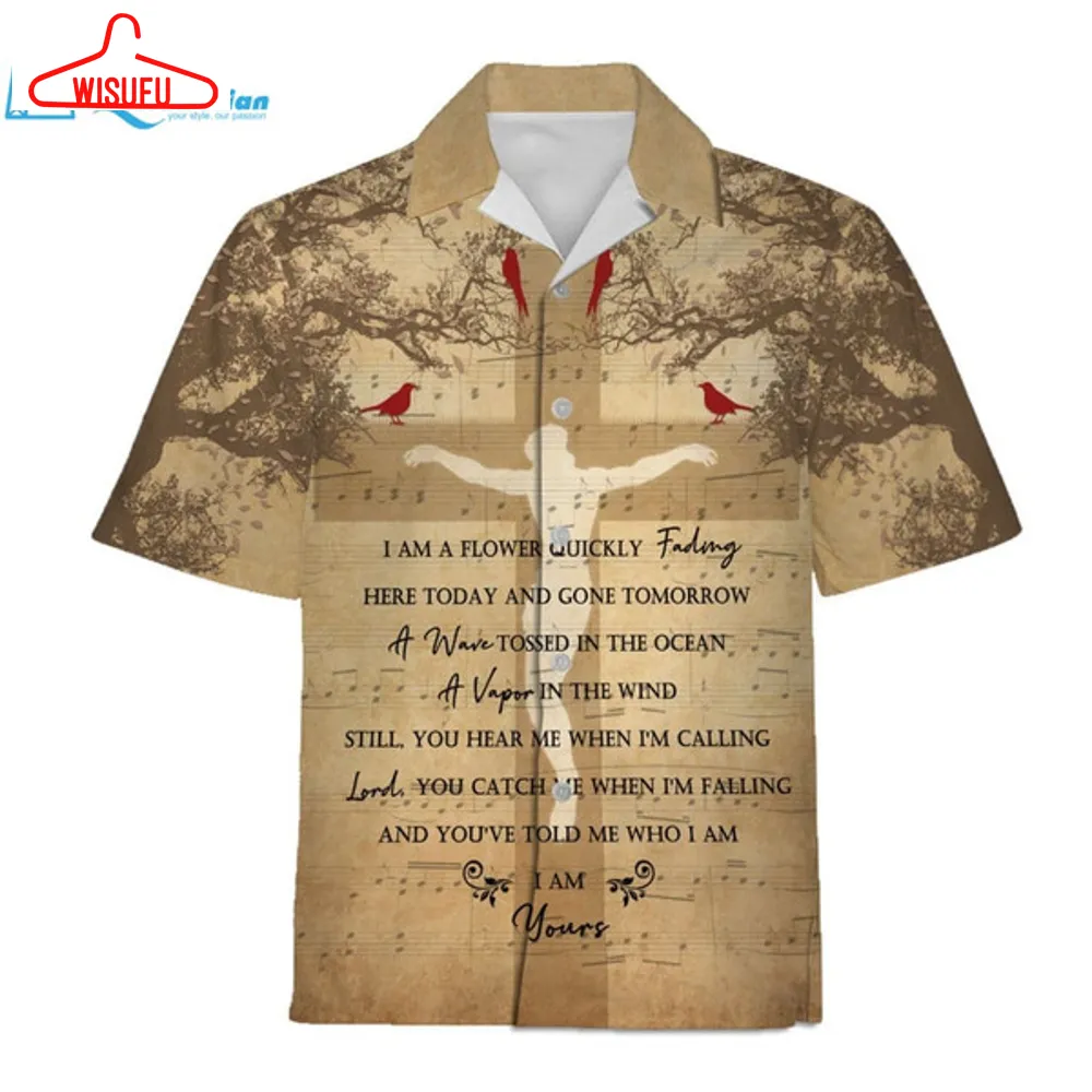 3d Tops Jesus Crucifixion Who Am I Hawaiian Shirt, Best Gift Ideas, New Fashion Gifts