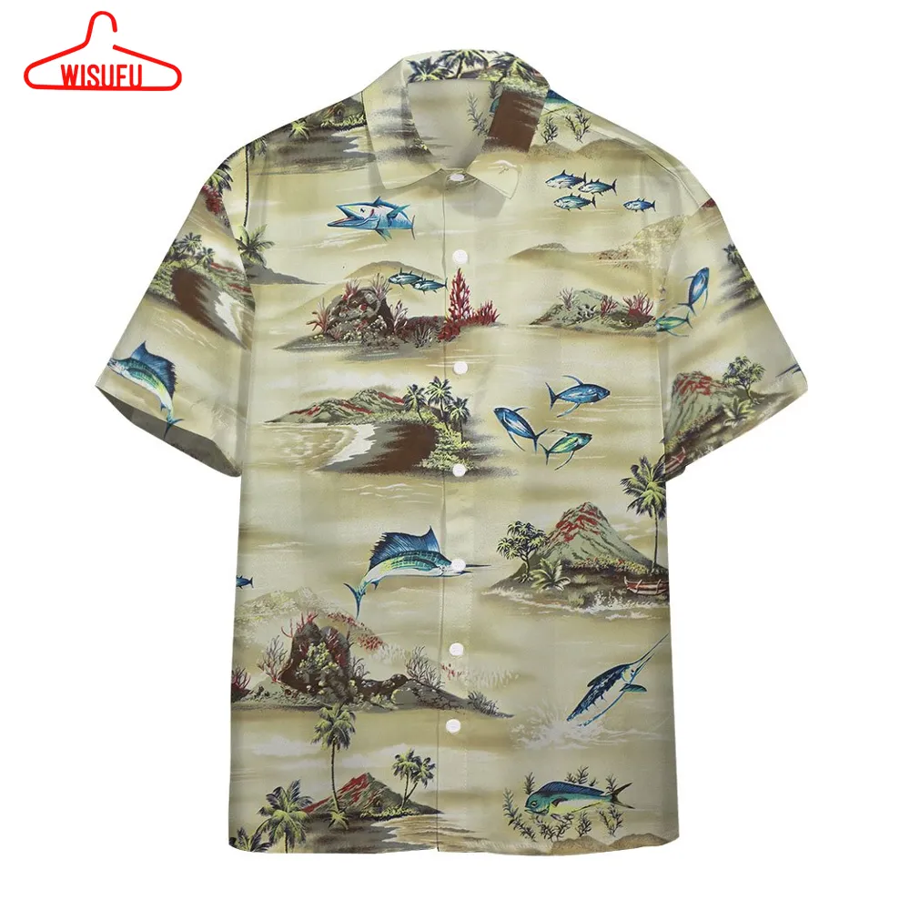 3d Tropical Island Custom Hawaii Shirt, High Quality All Over Print Hawaiian Shirt, Best Gift Ideas, New Fashion Gifts