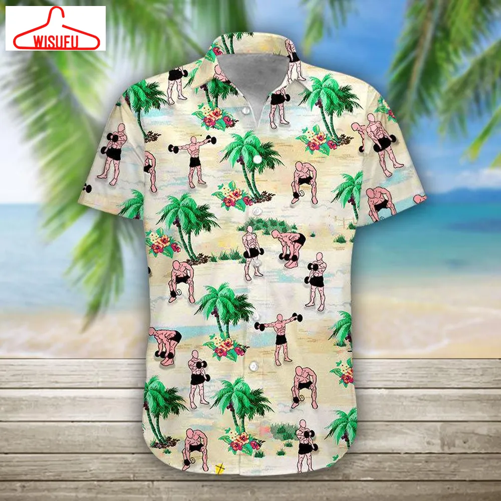 3d Weight Lifting Hawaii Shirt, New Fashion Gifts