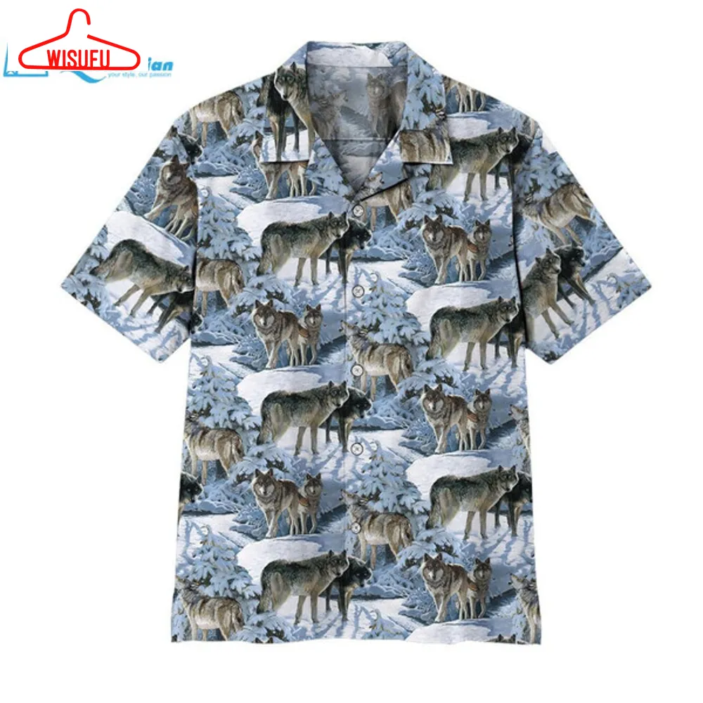 3d Wolf Hawaii Shirt Hawaiian Print 3d, Best Gift Ideas, New Fashion Gifts Vtbl53712