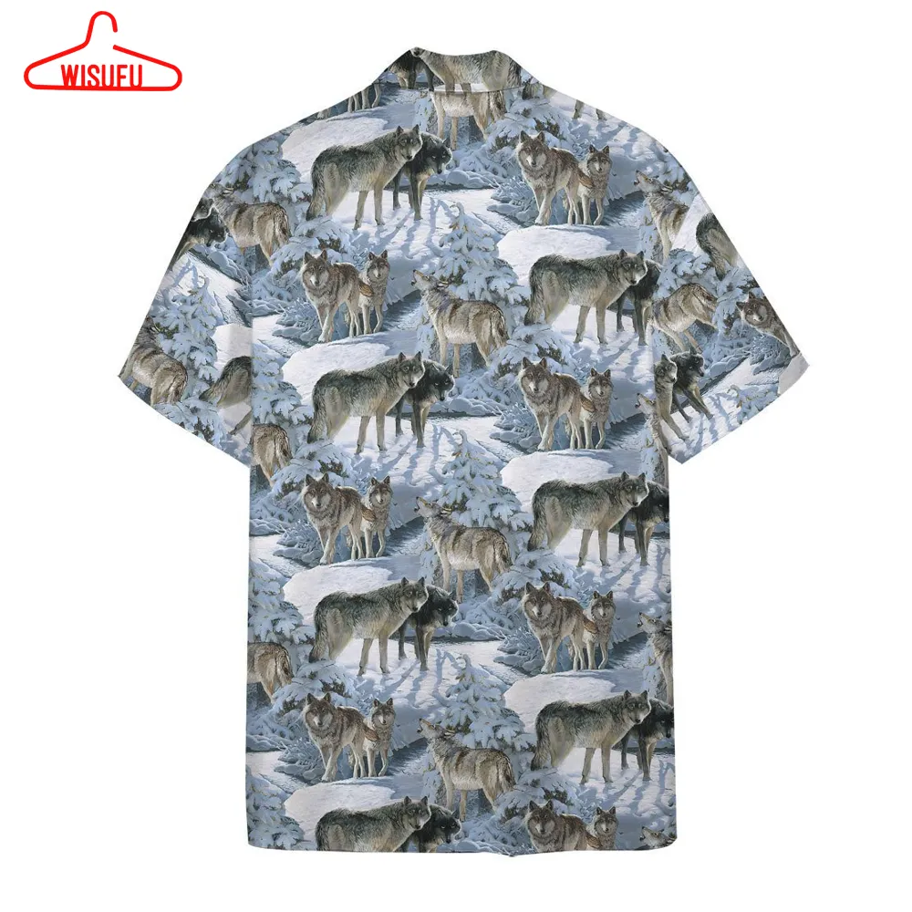 3d Wolf Hawaii Shirt, New Fashion Gifts Vtbl11994
