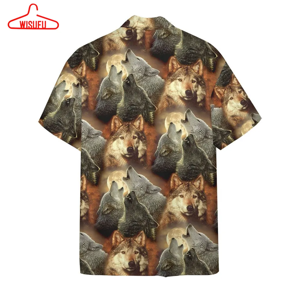 3d Wolf Hawaii Shirt, New Fashion Gifts Vtbl87817