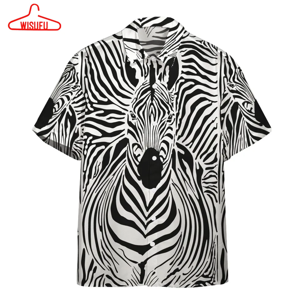 3d Zebra Custom Hawaii Shirt, High Quality All Over Print Hawaiian Shirt, Best Gift Ideas, New Fashion Gifts