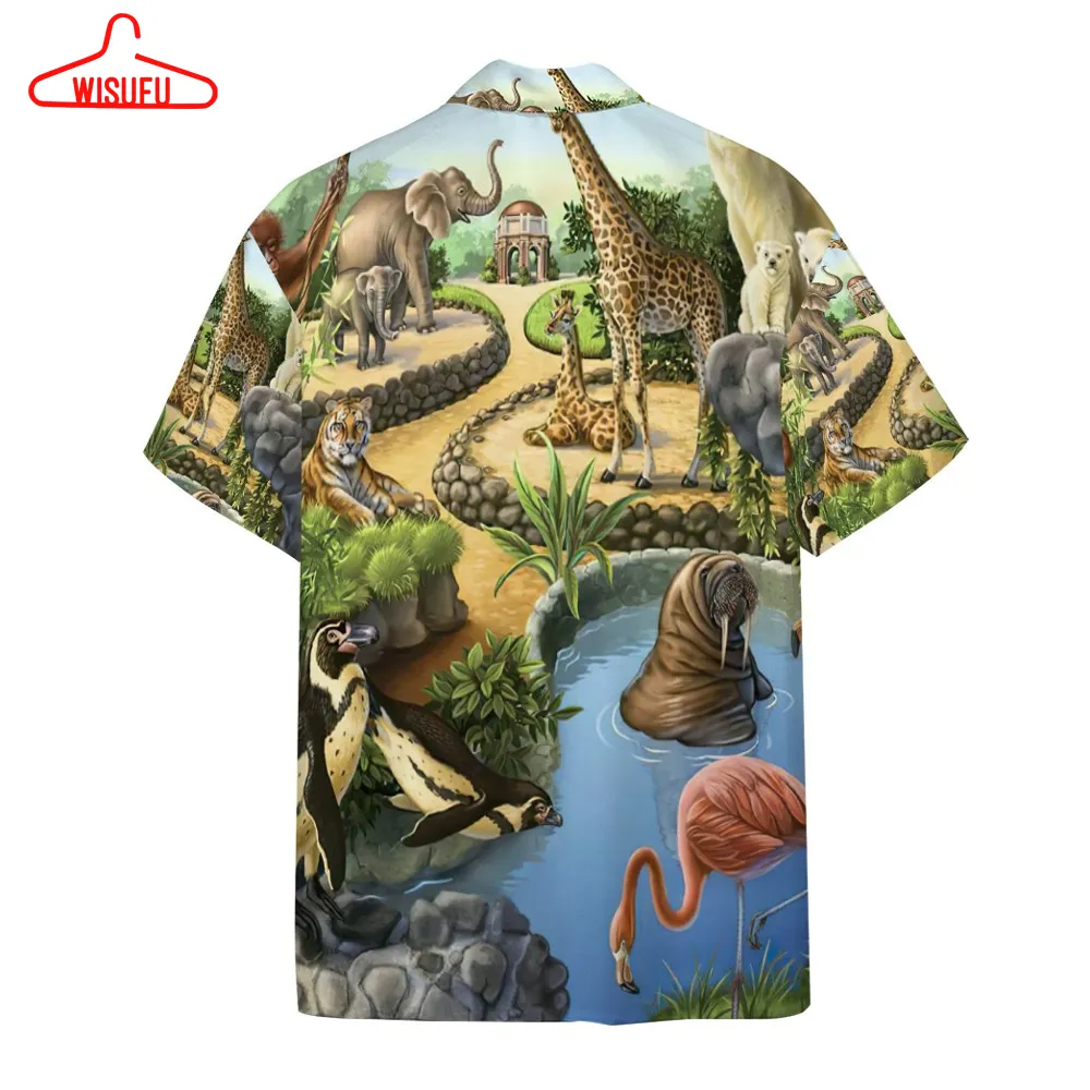 3d Zoo Animal Hawaii Shirt, New Fashion Gifts