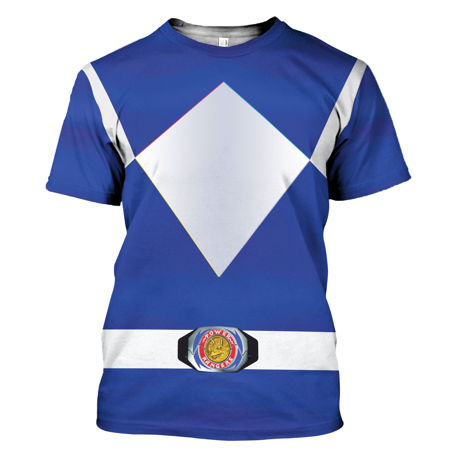 Gearhomie Unisex Tracksuit Hoodies Blue Power Ranger 3D t-shirt