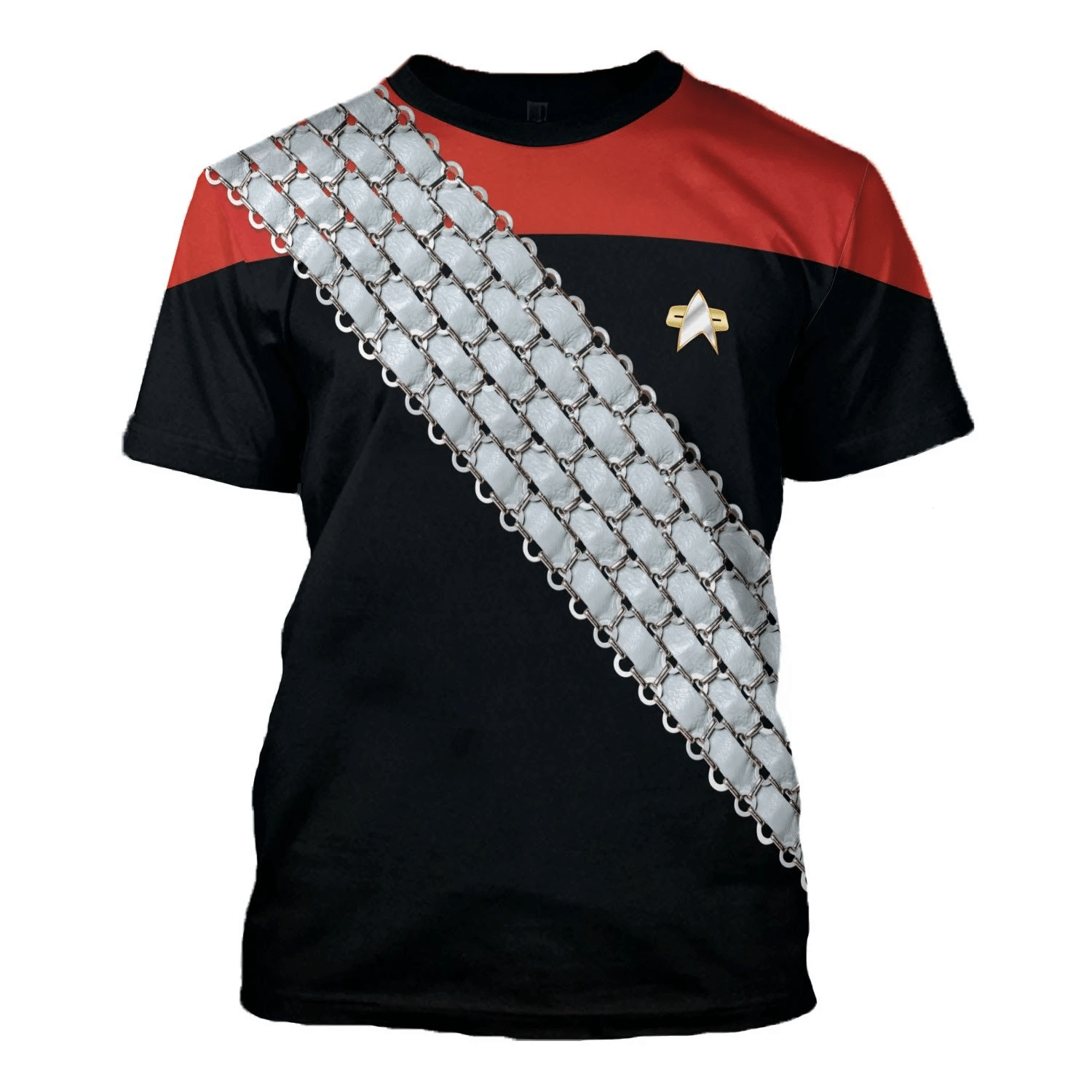 Deep Space Nine Worf Red Apparel T-shirt