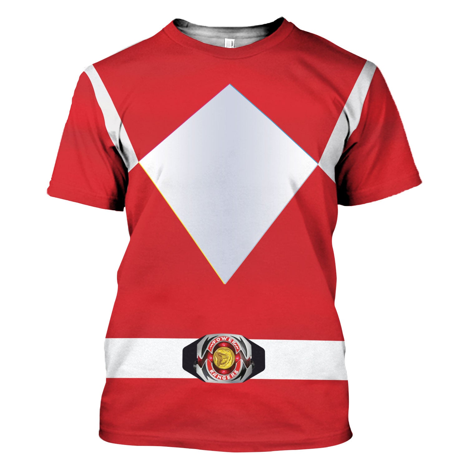 Gearhomie Unisex Tracksuit Hoodies Red Power Ranger 3D t-shirt