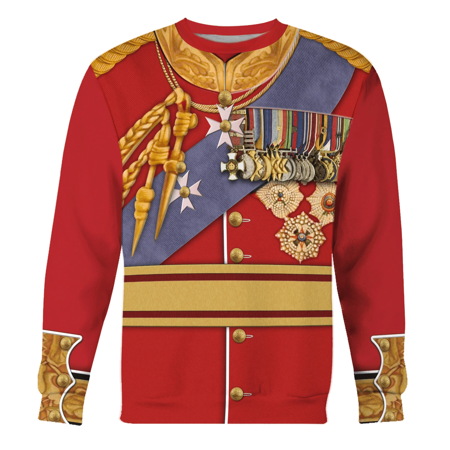 Gearhomie King George V King of the United Kingdom Costume sweatshirt