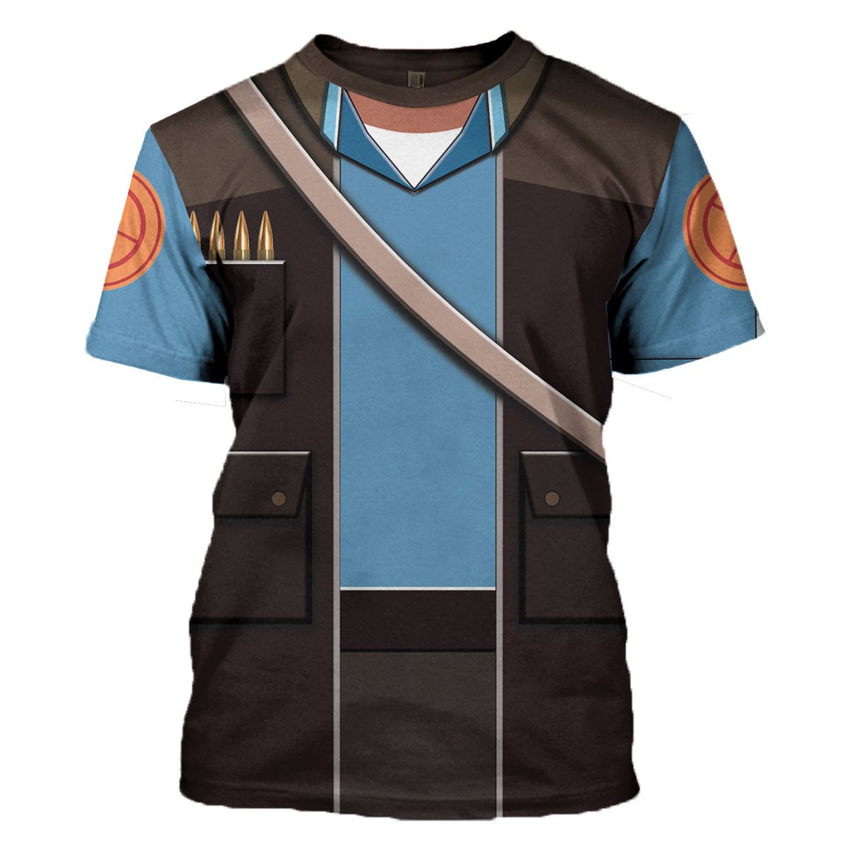 Sniper Blue Team TF2 t-shirt
