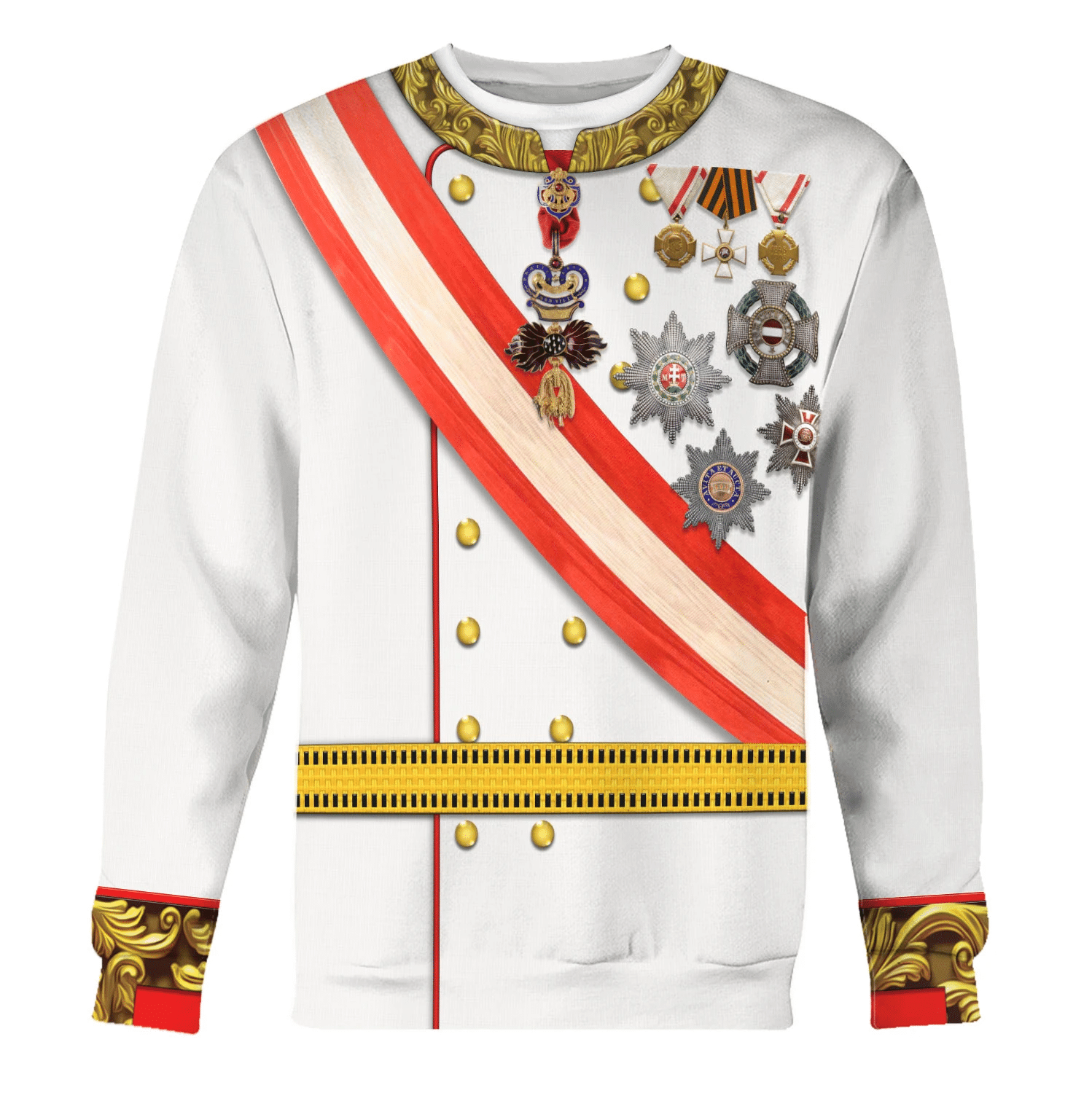 Gearhomie Emperor Franz Joseph I Costume sweatshirt