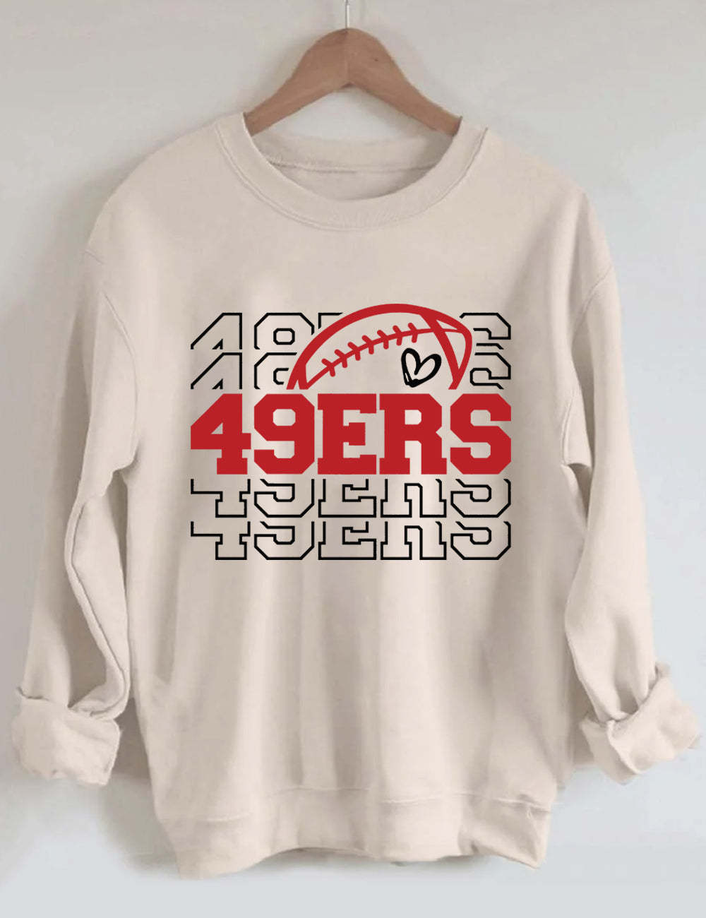 49ERS Football Unisex Sweatshirt Sand