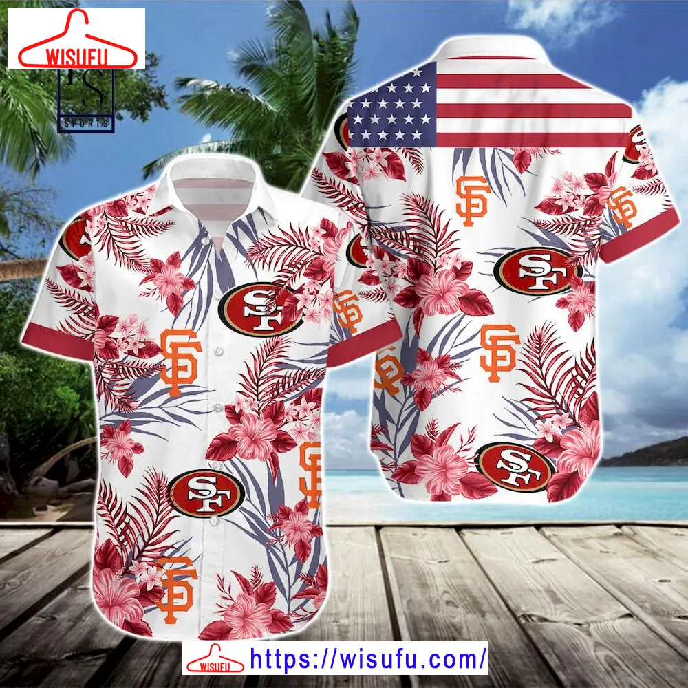 49ers Giants Hawaiian Shirt, New Fashion Gifts