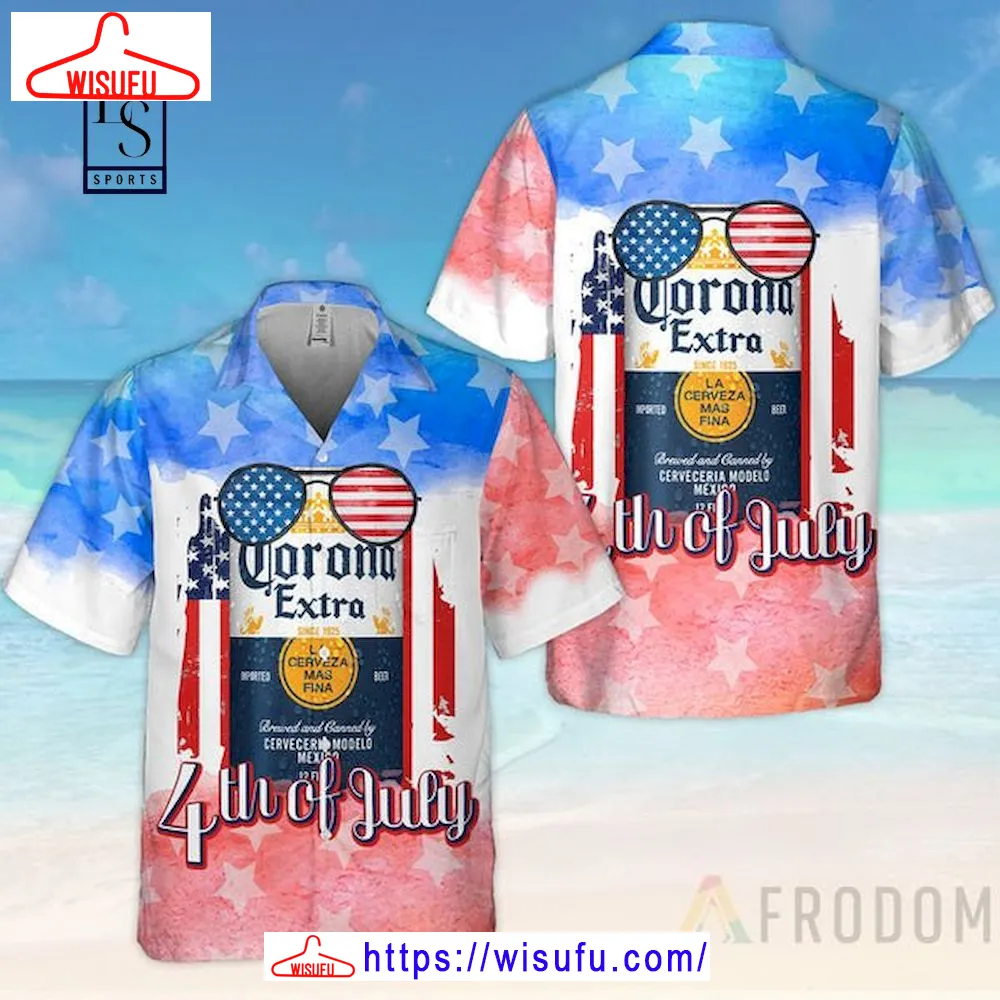 4th Of July Corona Extra Hawaii Shirt, New Fashion Gifts