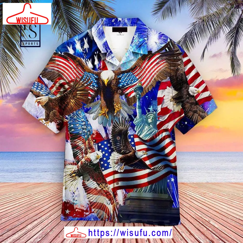 4th Of July Happy Independence Day Hawaiian Shirt, New Fashion Gifts