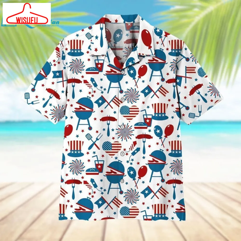 4th Of July Hawaiian Shirt For Men & Women Adult -, Best Gift Ideas, New Fashion Gifts