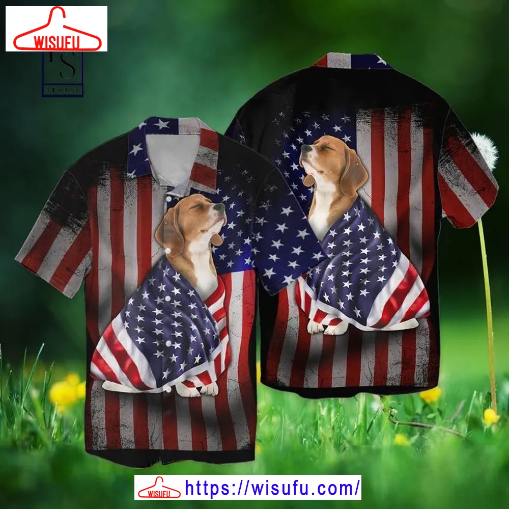 4th Of July Independence Day Beagle Dog America Hawaiian Shirt, New Fashion Gifts