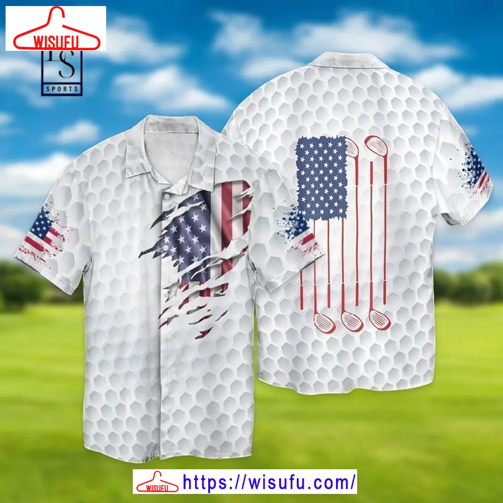 4th Of July Independence Day Golf Sports Hawaiian Shirt, New Fashion Gifts