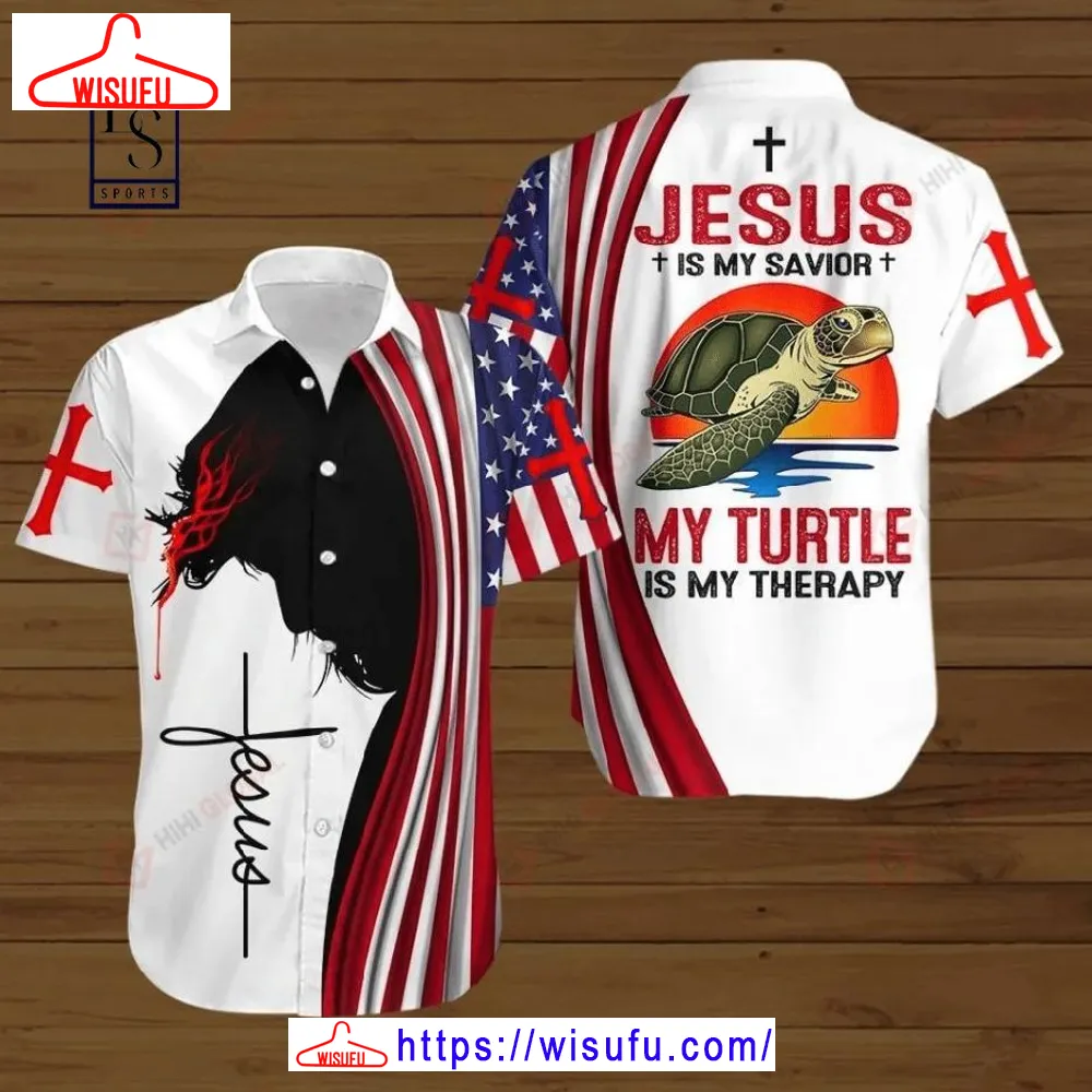 4th Of July Independence Day Jesus Bible Cross Hawaiian Shirt, New Fashion Gifts