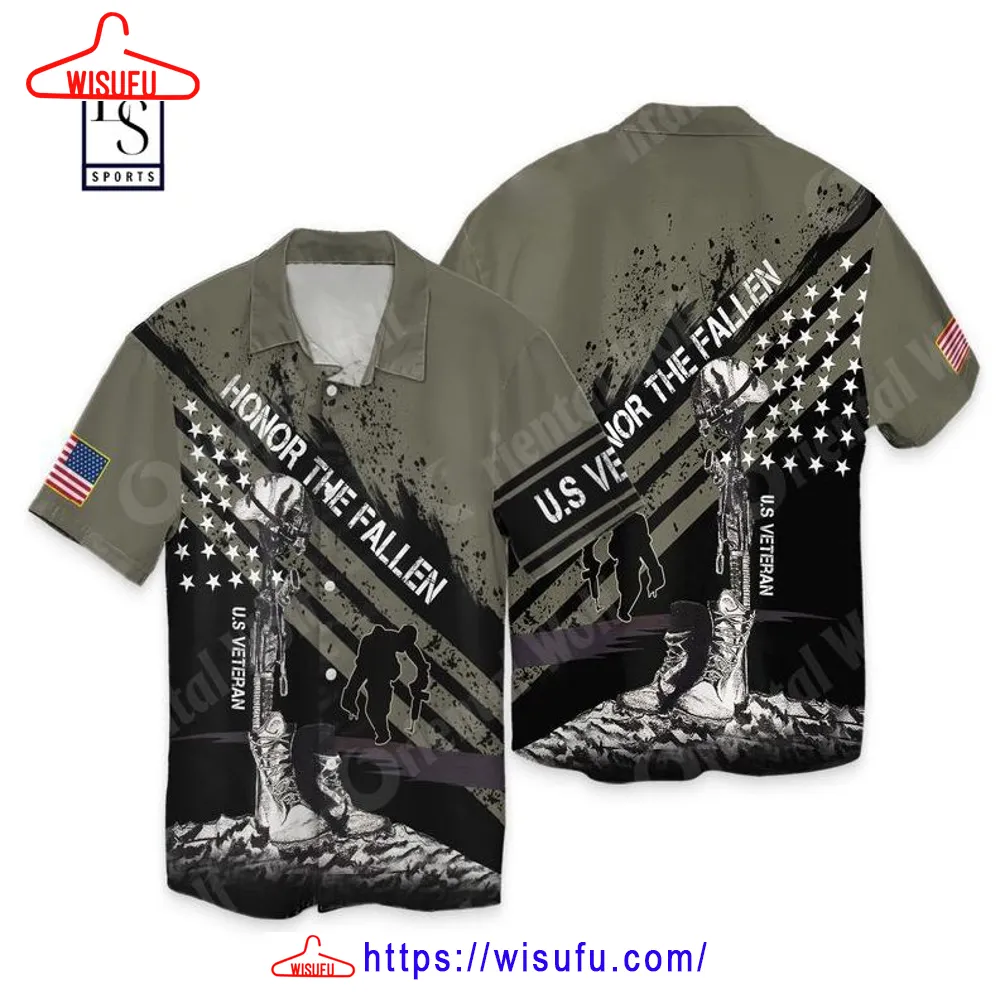 4th Of July Independence Day Memorial Day Veteran Honor The Fallen Hawaiian Shirt, New Fashion Gifts