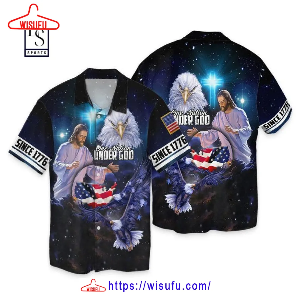 4th Of July Independence Day One Nation Under God Since 1776 Hawaiian Shirt, New Fashion Gifts