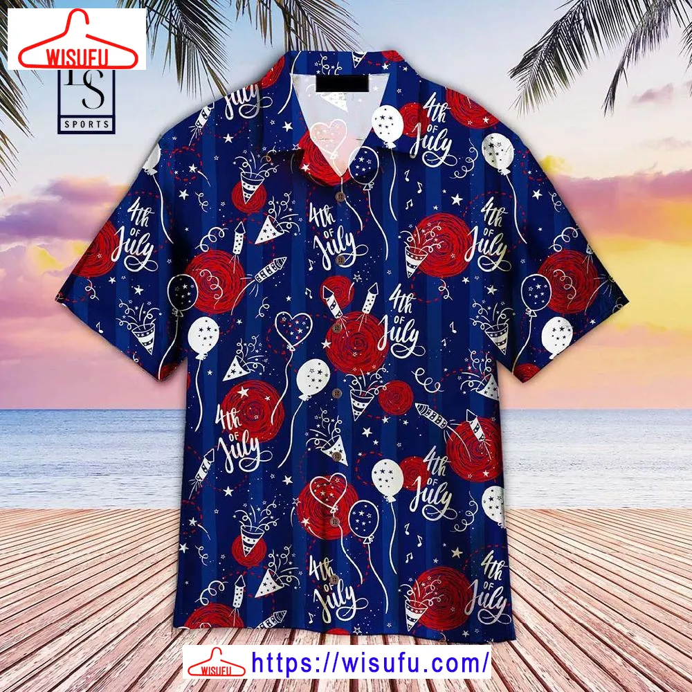 4th Of July Party Seamless Hawaiian Shirt, New Fashion Gifts