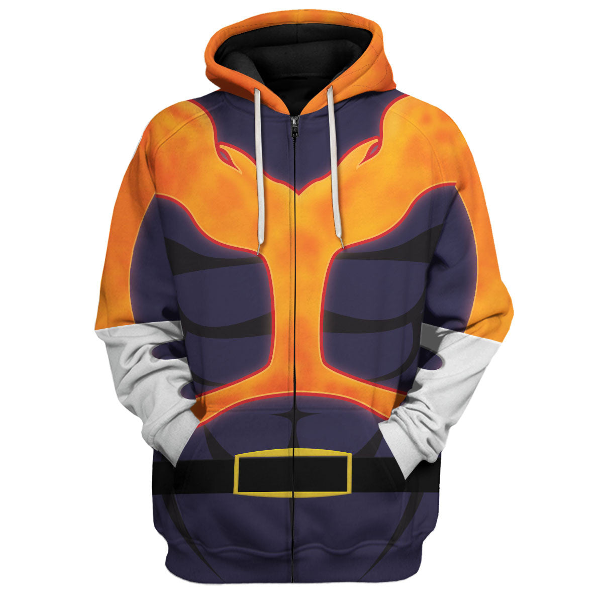 Endeavor My Hero Academia Apparel Hoodie zip