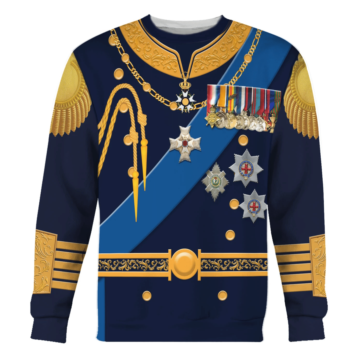 Gearhomie King George VI King of United Kingdom Costume sweatshirt