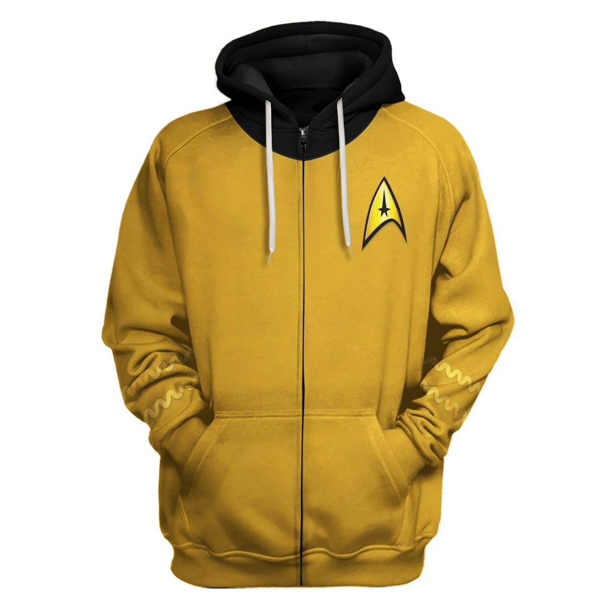 The Original Series Yellow hoodie zip