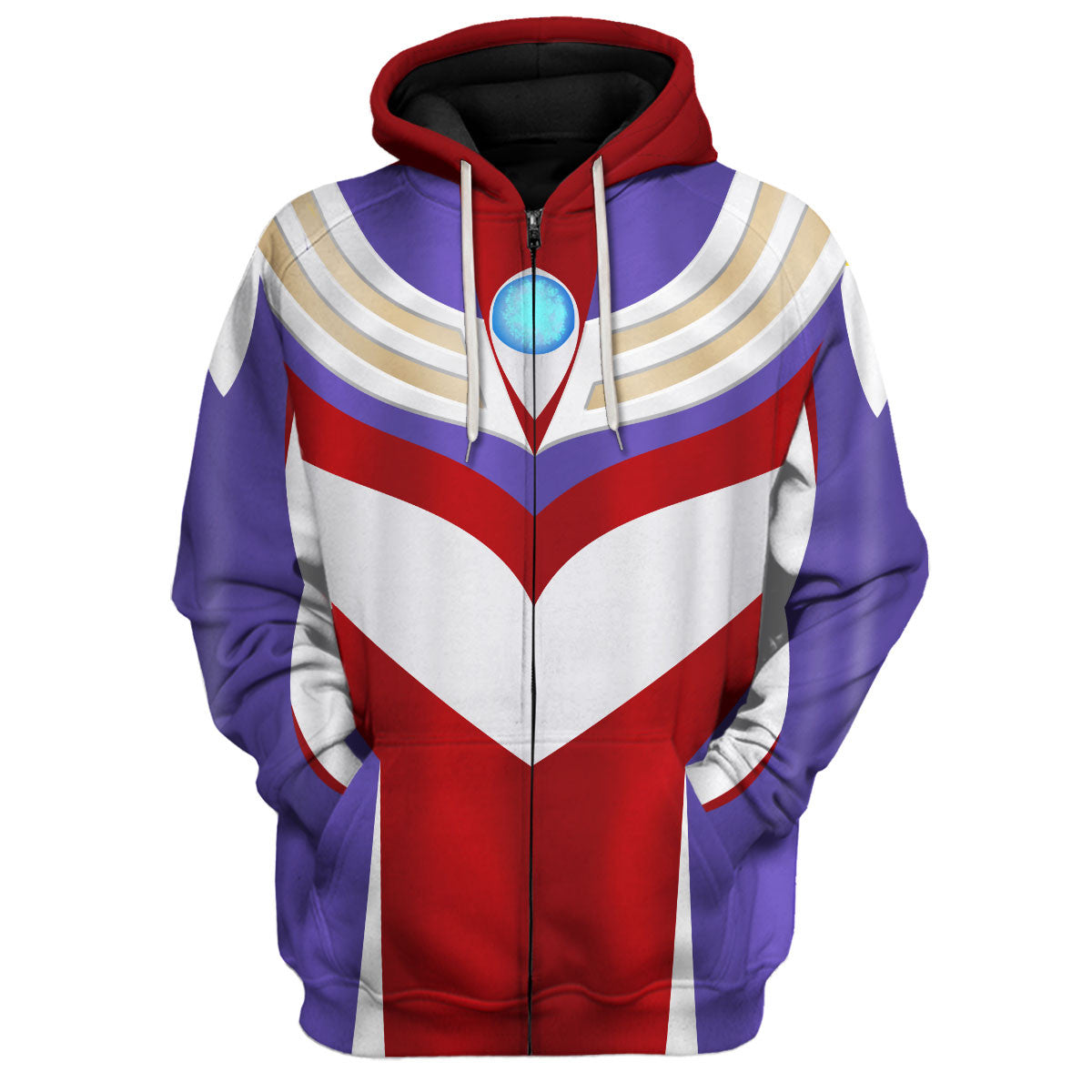 Ultraman Tiga hoodie zip