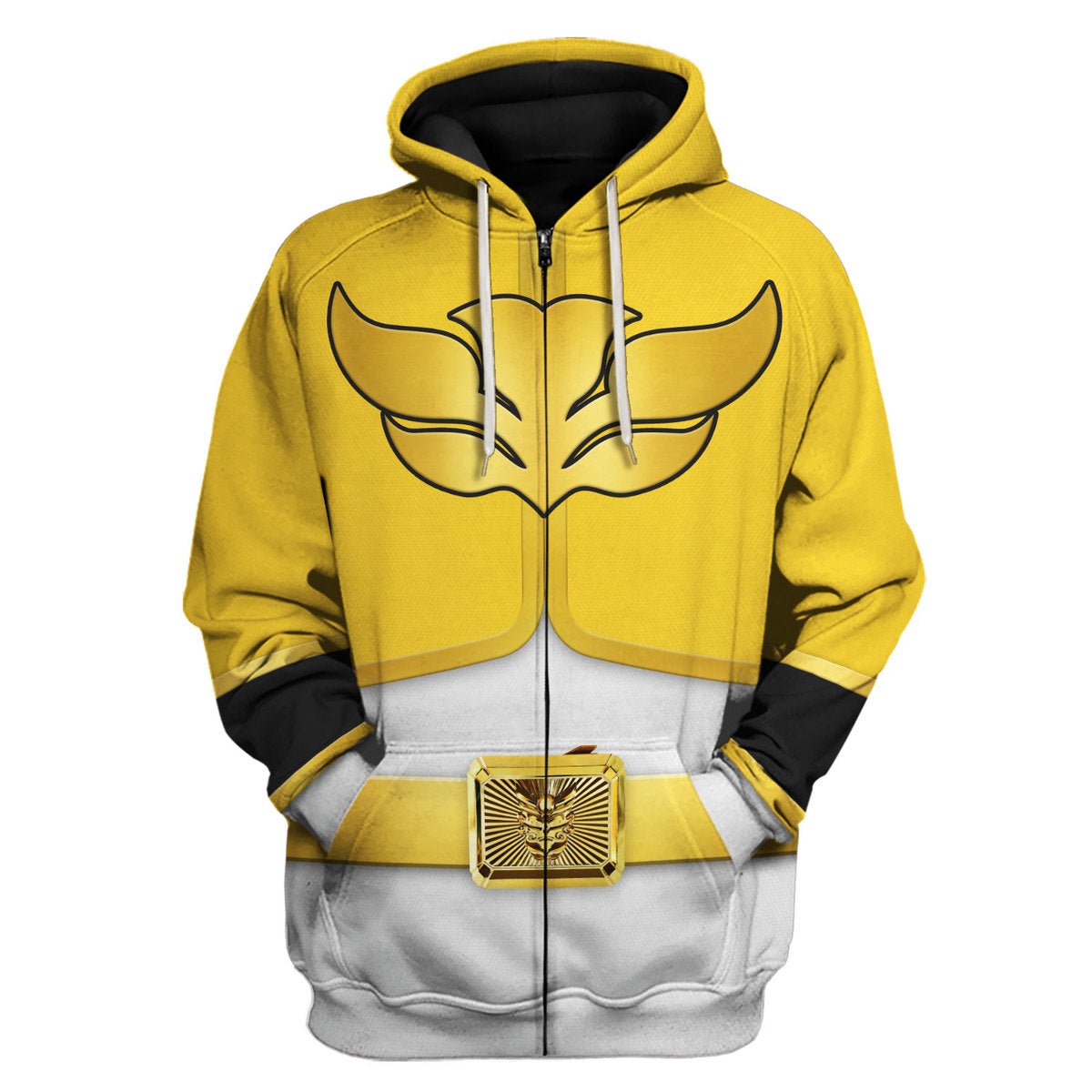 Megaforce Yellow Ranger hoodie zip